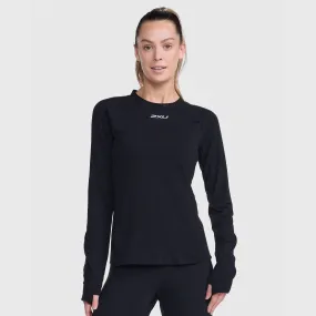 2XU - Women's Ignition Base Layer Long Sleeve - Black/Silver Reflective