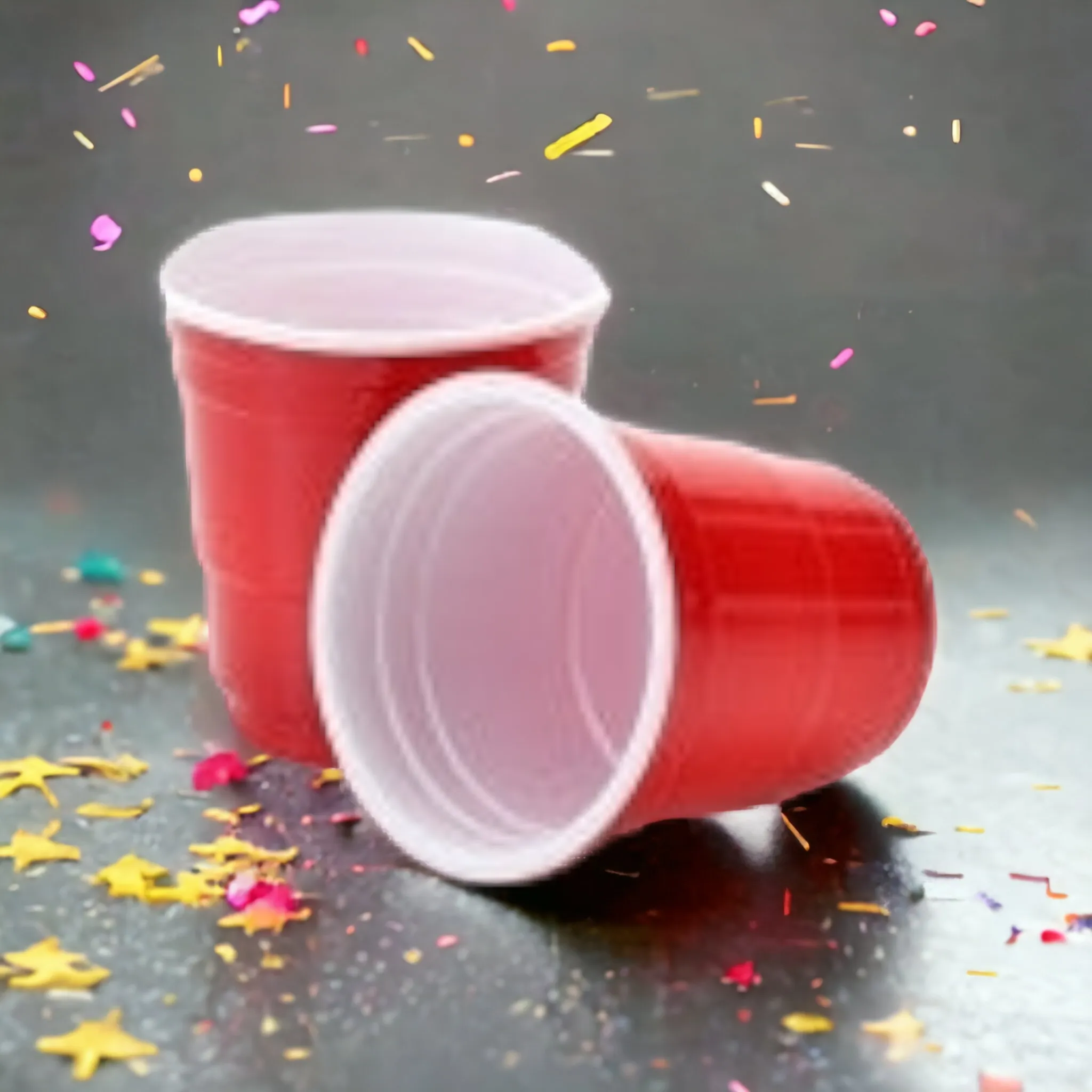 60ml Disposable Plastic Party Cup Shot Glasses 10pack