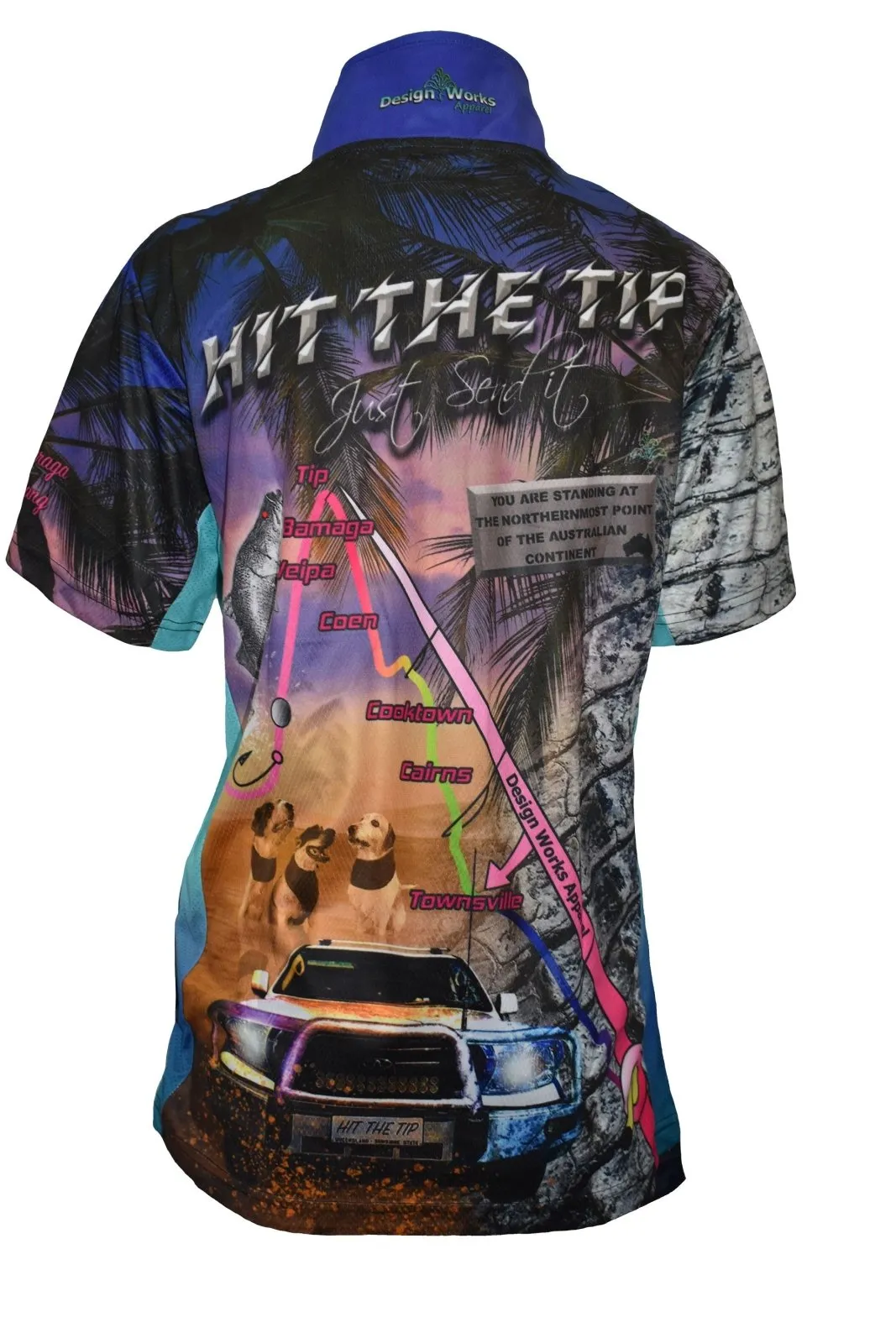 Adult Short Sleeve - Cape York, Hit The Tip Plus Size