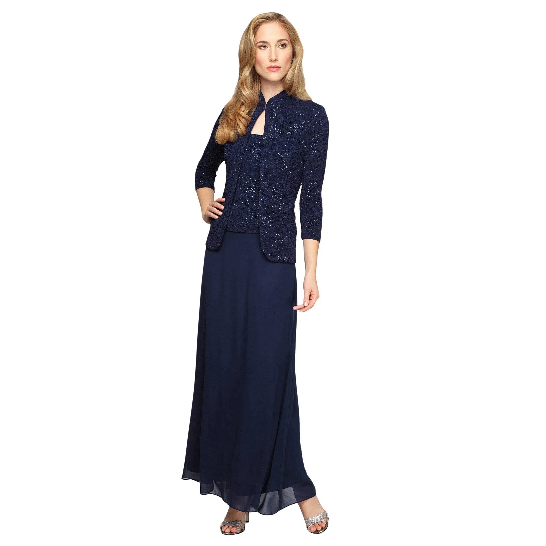 Alex Evenings AE1250531 Long Formal Jacket Dress