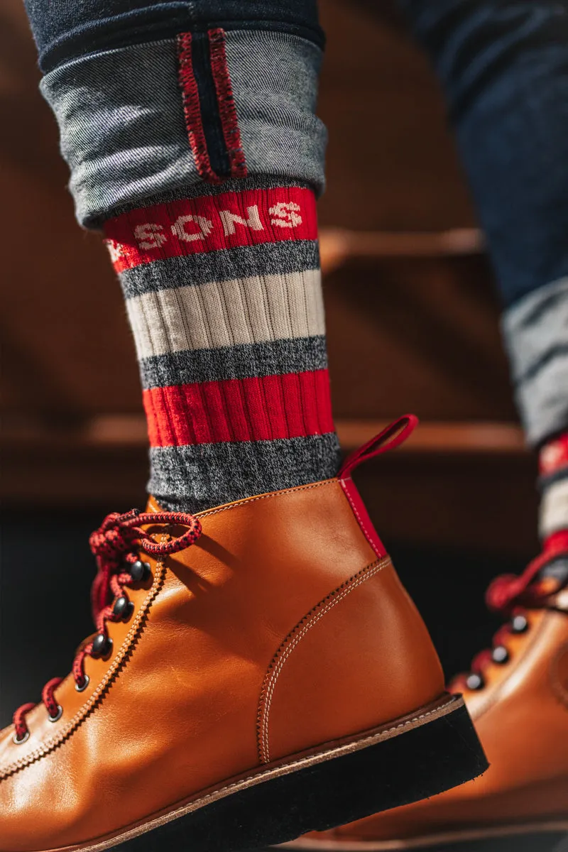 &SONS Baseline Socks Grey