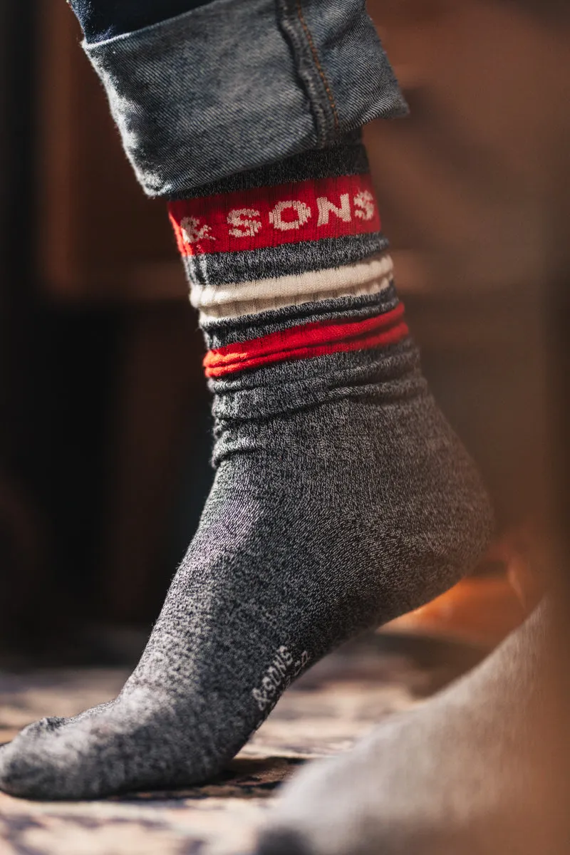 &SONS Baseline Socks Grey