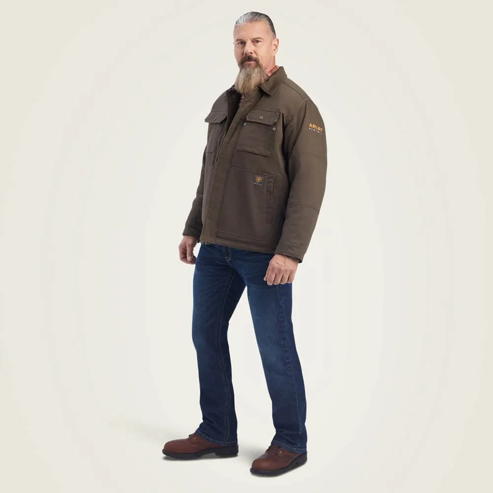 Ariat P25321 Rebar DuraCanvas Sherpa-Lined Coat