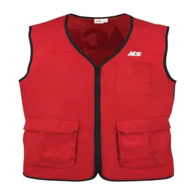 Artcraft No Snag M Sizes Men's Sleeveless V-Neck Red Vest