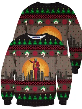 Arthur Fleck Christmas Unisex Wool Sweater