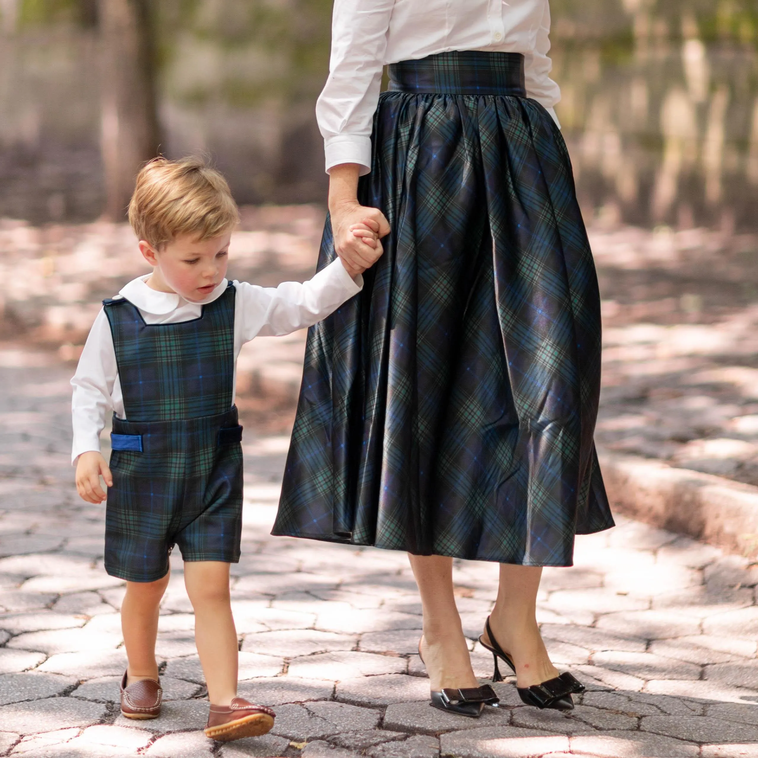 Audrey Skirt in Blackwatch Plaid