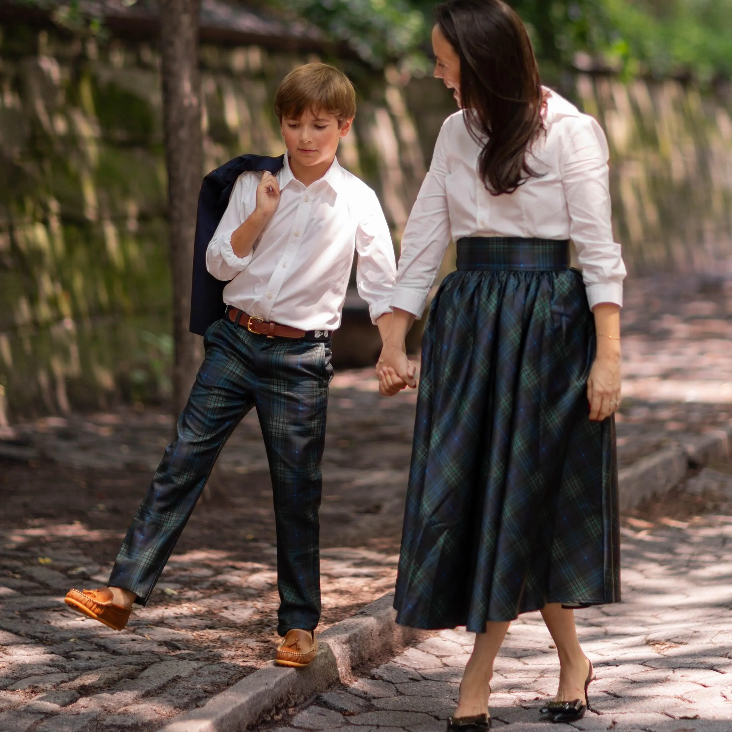 Audrey Skirt in Blackwatch Plaid