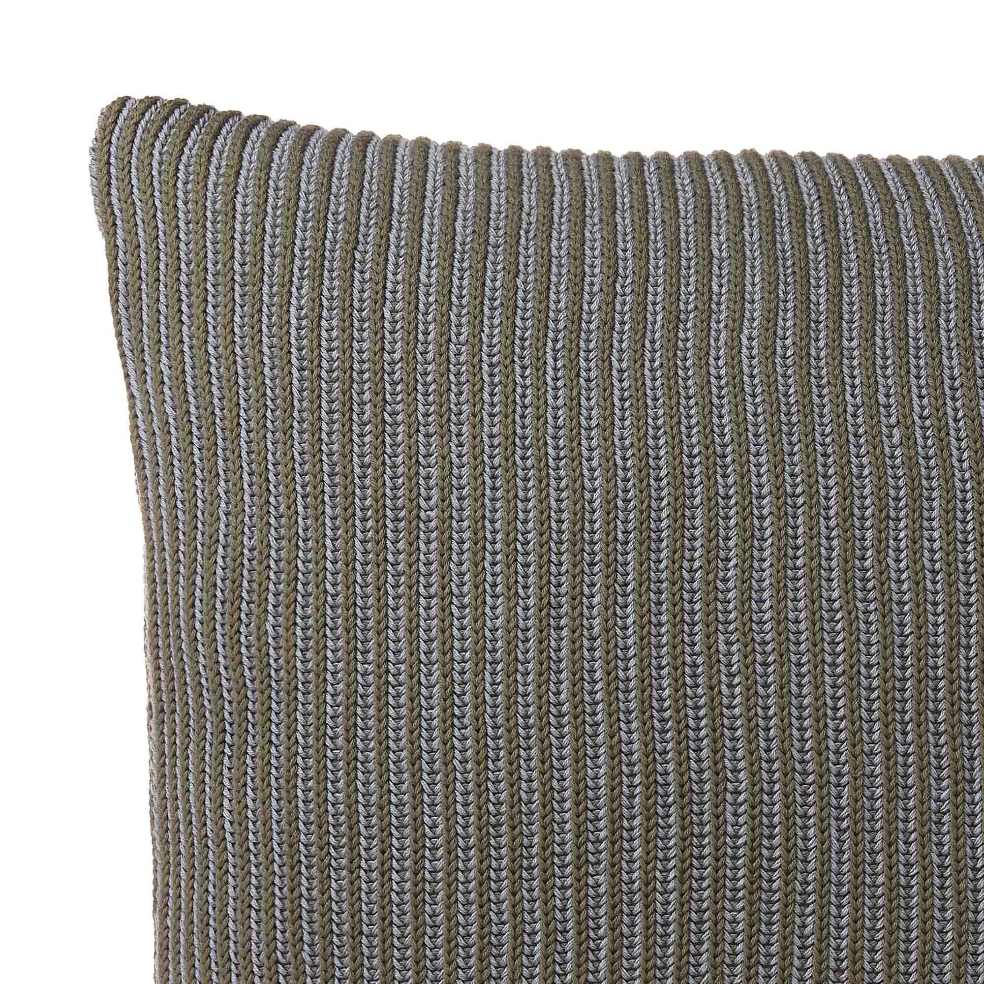 Azoia Cushion Cover [Olive green/Silver grey]