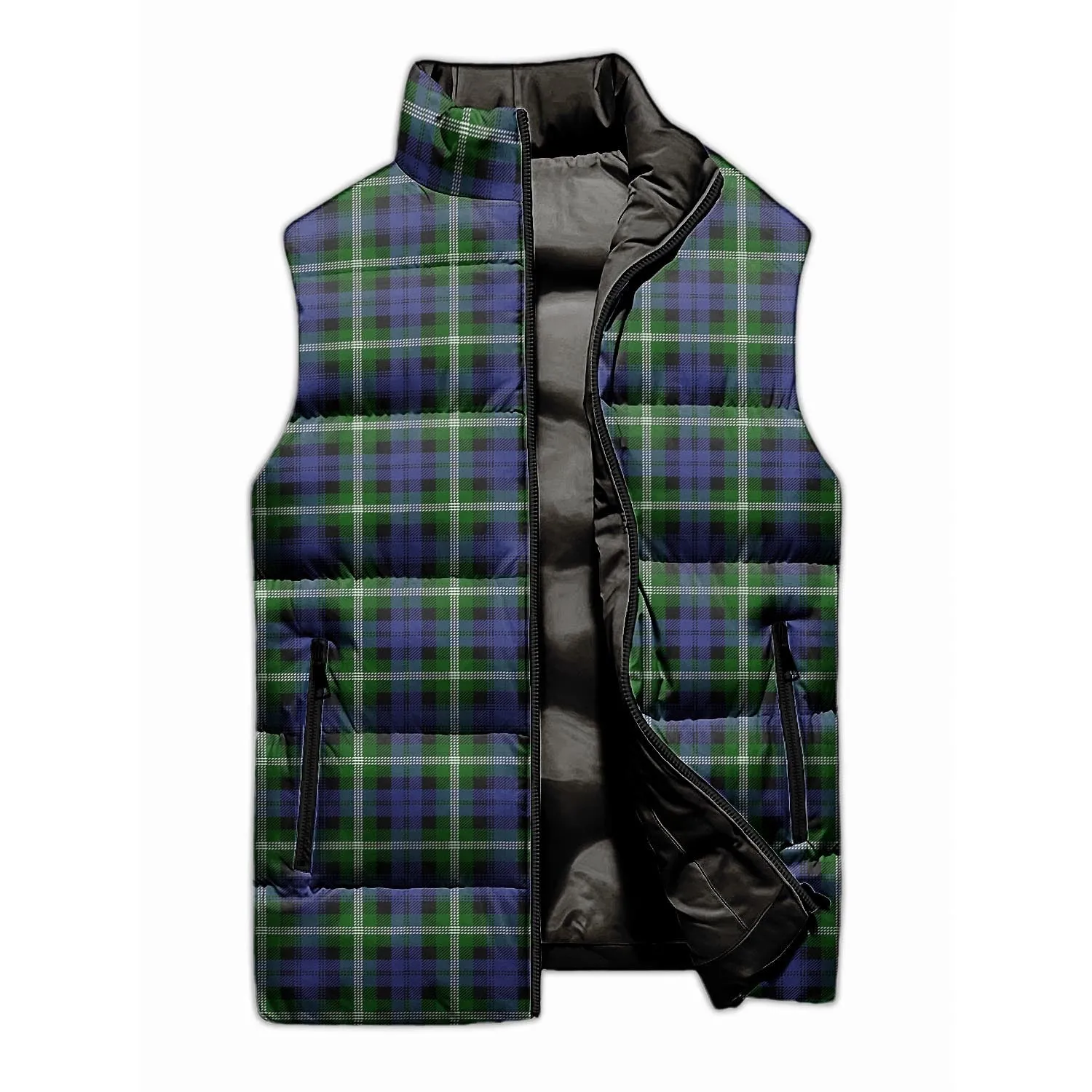 Baillie (Bailey) Tartan Sleeveless Puffer Jacket