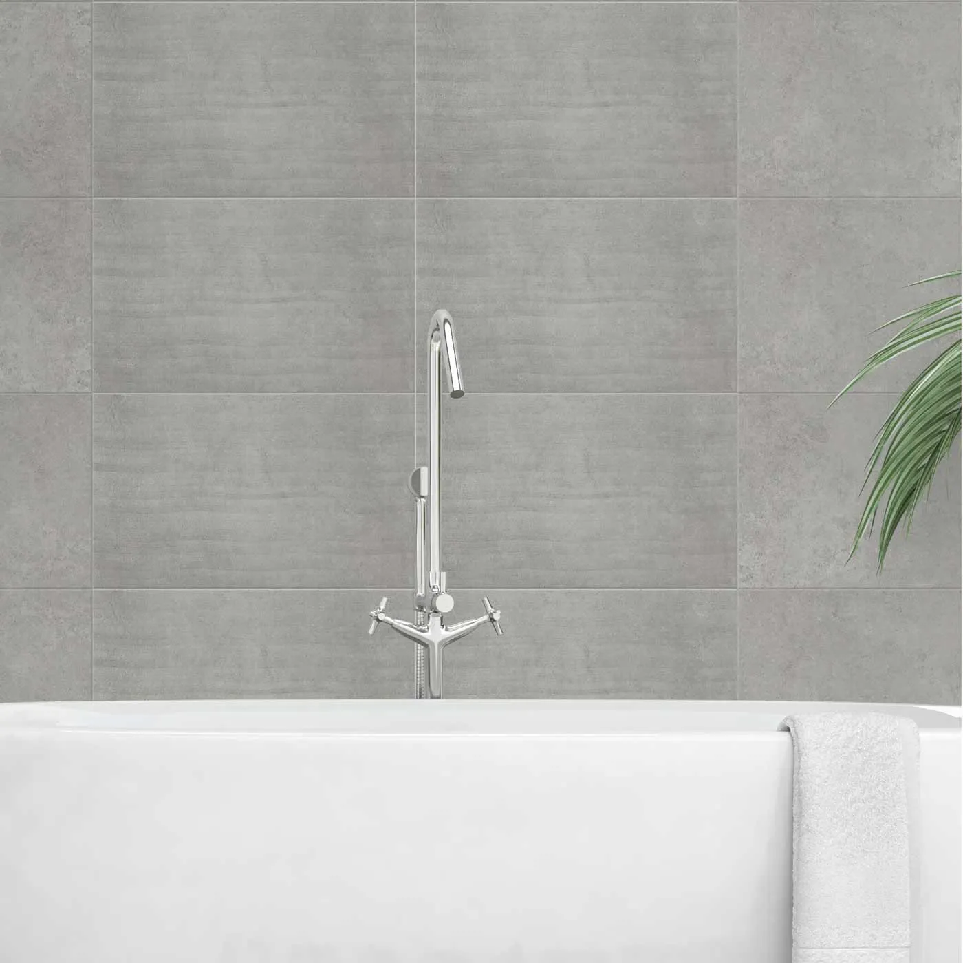 Beach Grey wall tile 33.3x55cm