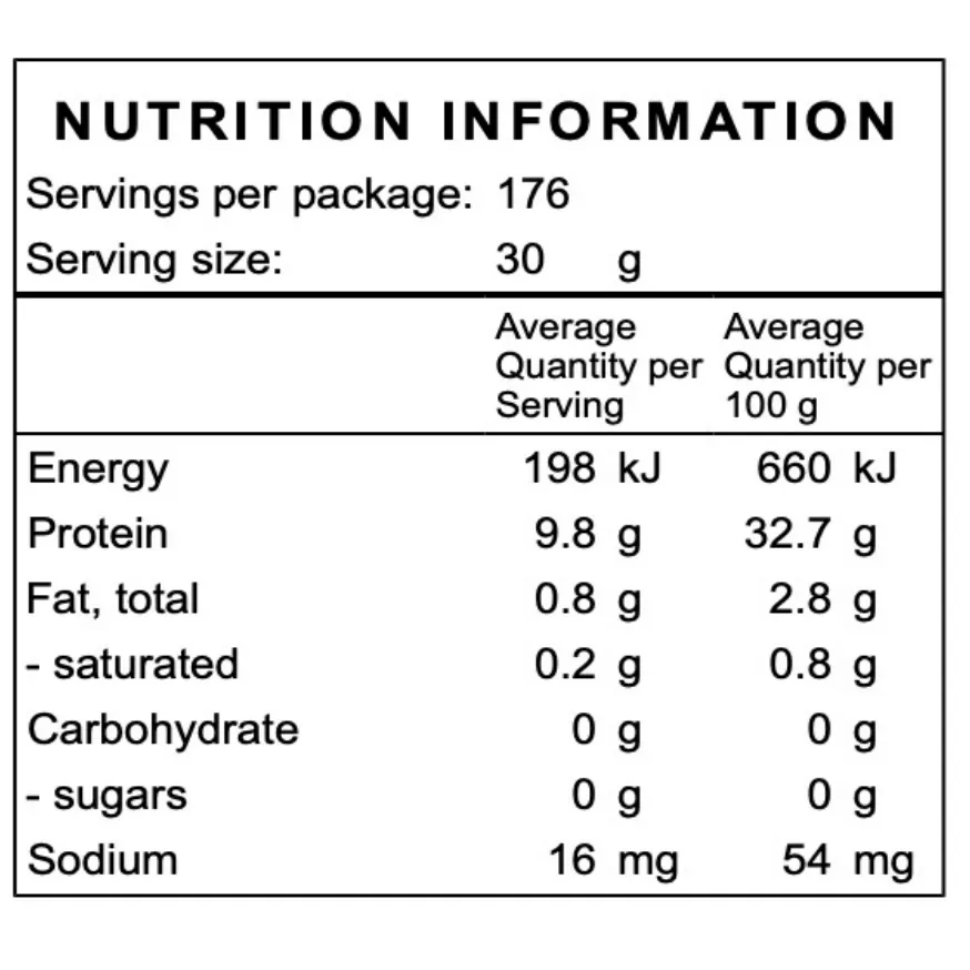 Beef Dices Long Life Tub 80 Serves 2.5kg