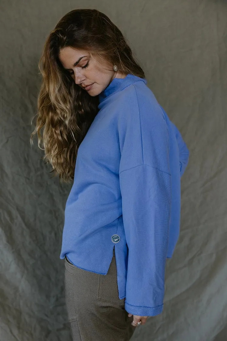 Boxy Long Sleeve - Periwinkle