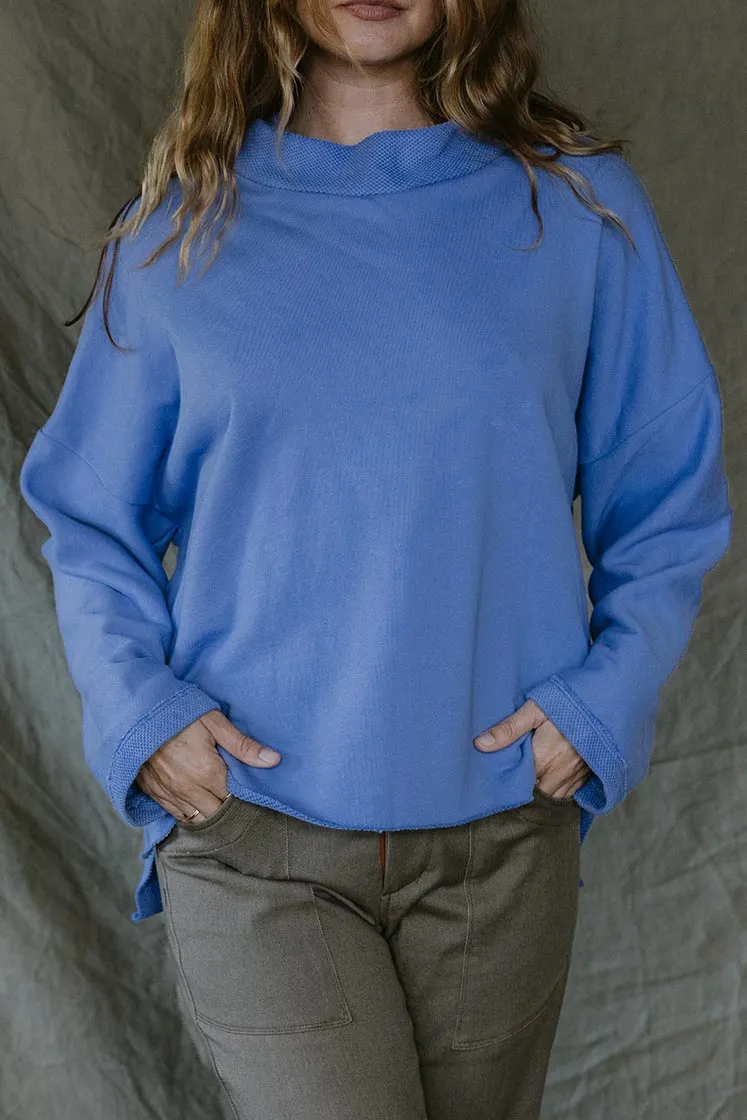 Boxy Long Sleeve - Periwinkle