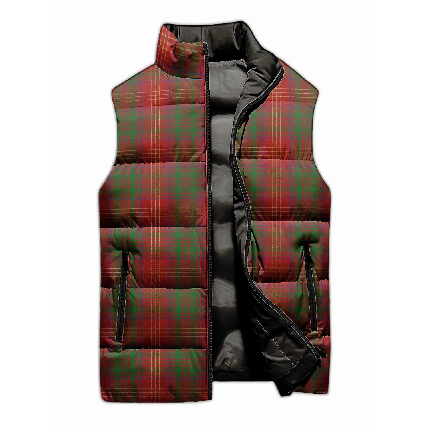 Burns Tartan Sleeveless Puffer Jacket