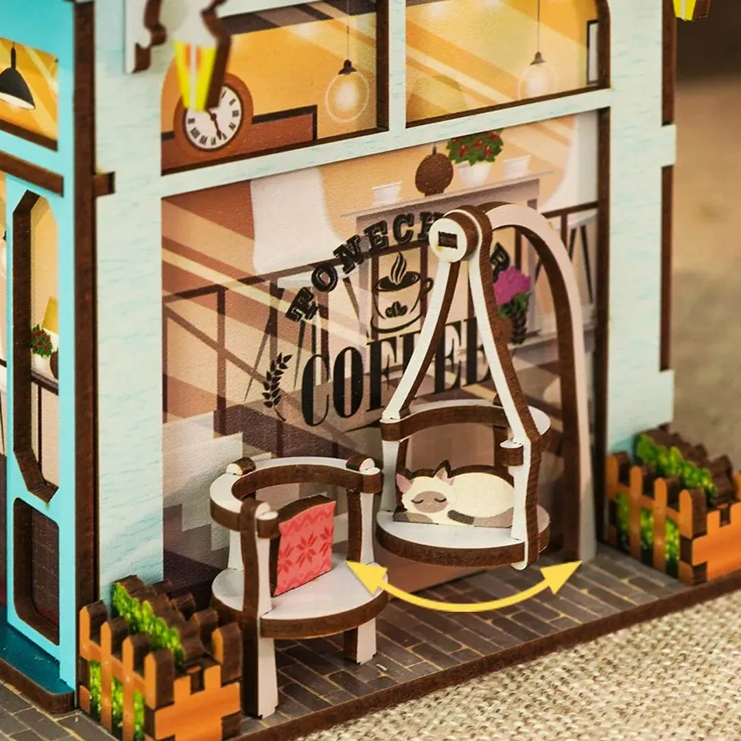 Cape Coffee Shop 3D Puzzle Miniature House