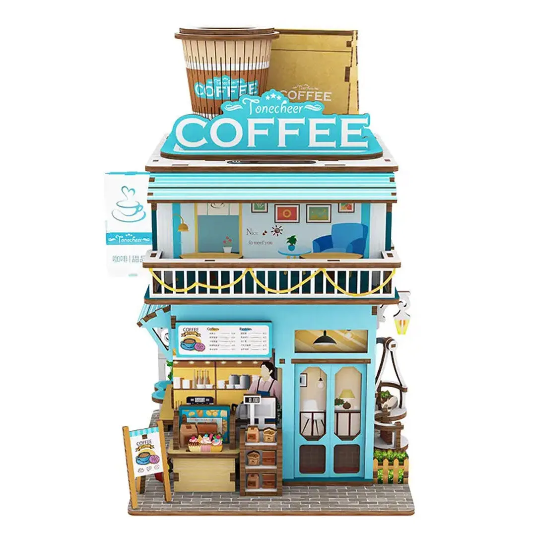 Cape Coffee Shop 3D Puzzle Miniature House