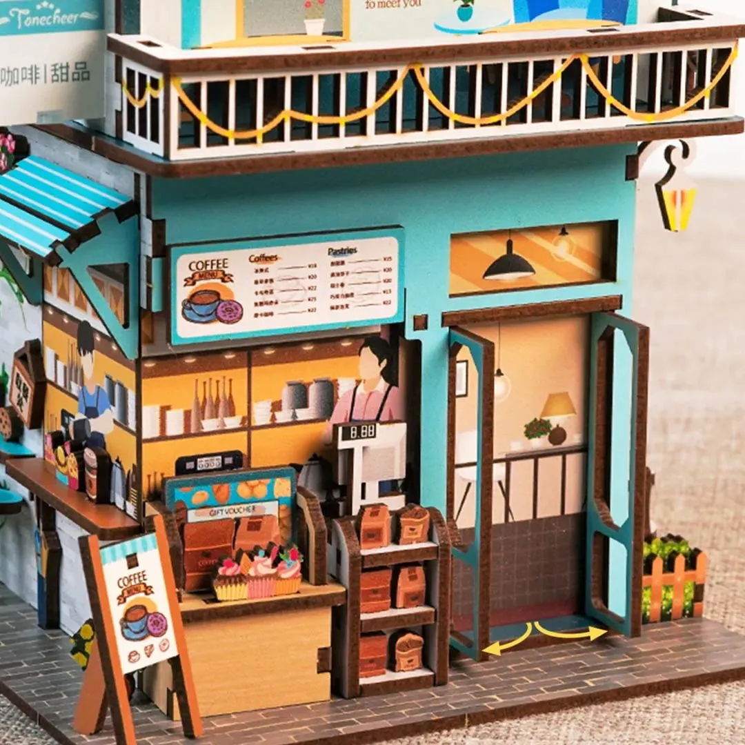 Cape Coffee Shop 3D Puzzle Miniature House