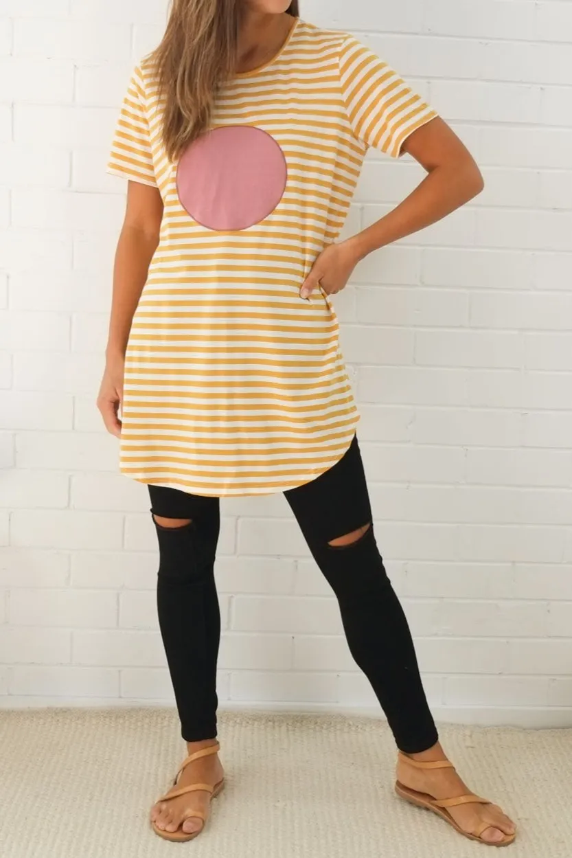 Chey Stripe Tee Dress