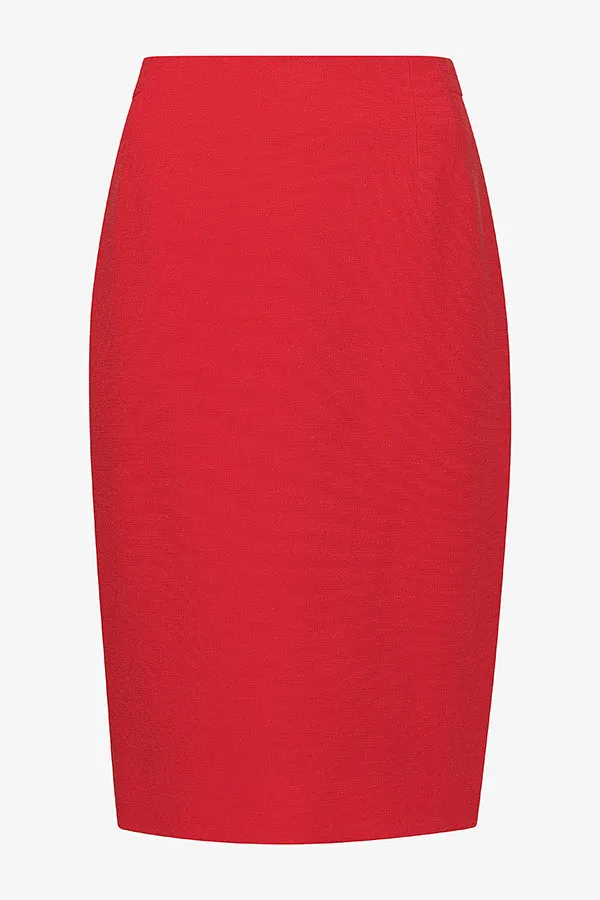 Cobble Hill Skirt - Slubbed Weave :: Poppy