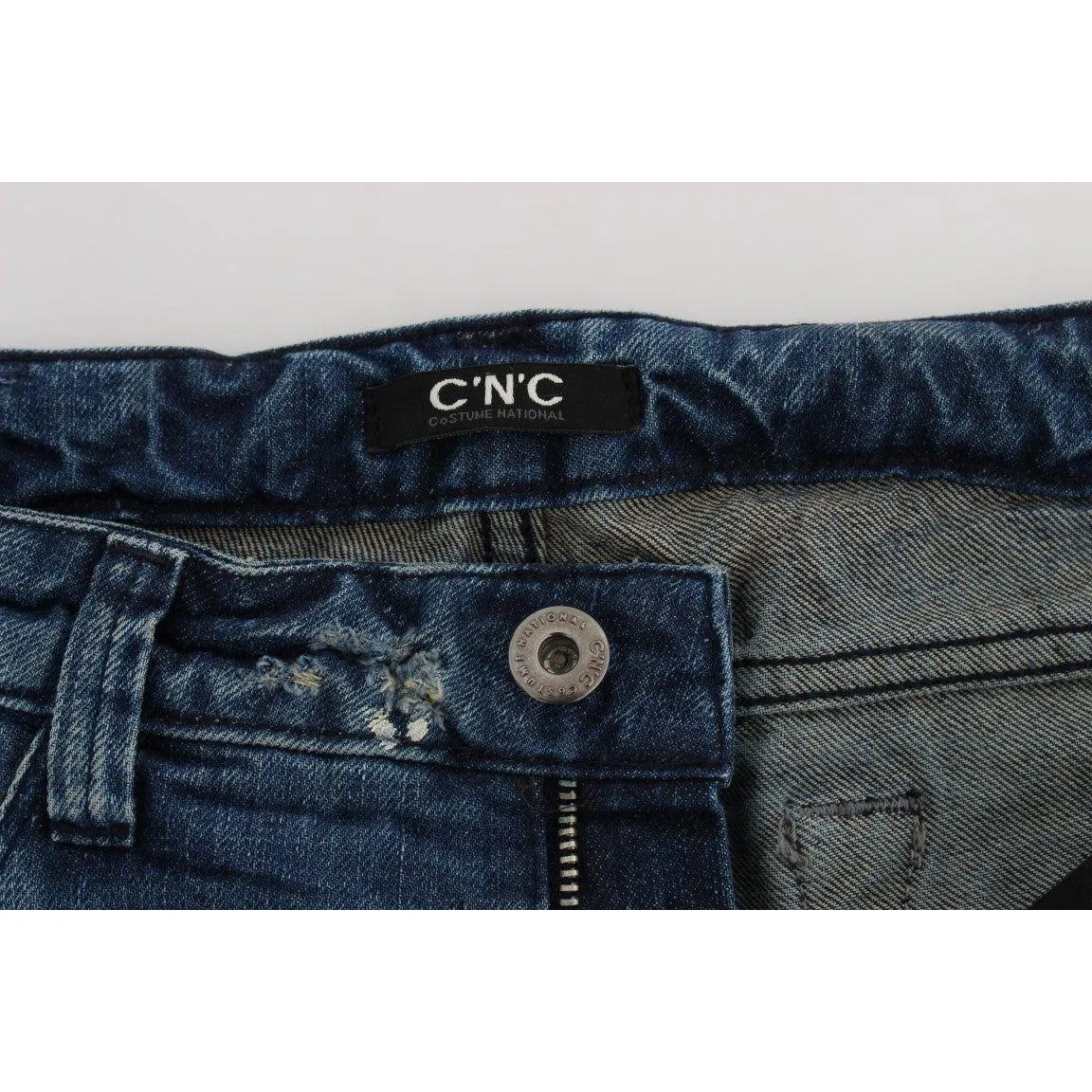 Costume National Chic Blue Regular Fit Denim