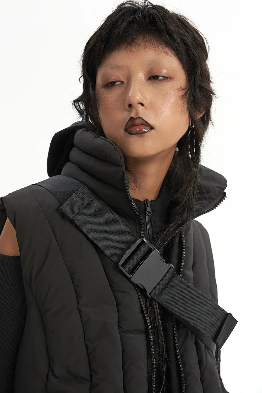 CURFEW REBEL puffer vest