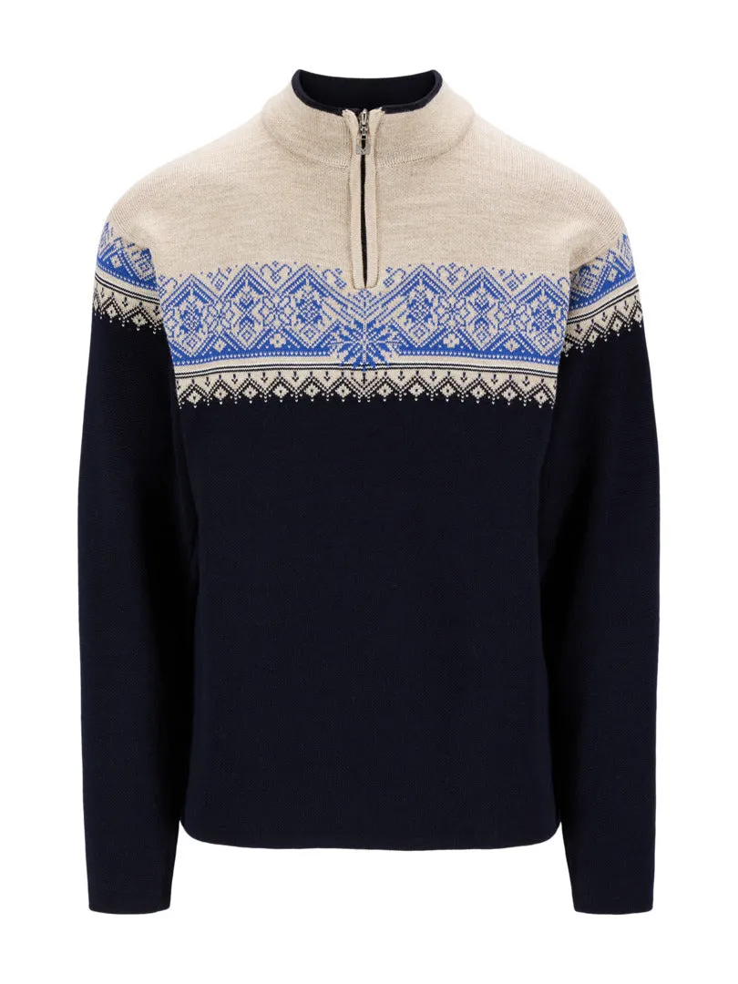 Dale of Norway - Moritz Men's Sweater - Marine/Sandstone