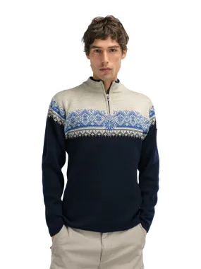 Dale of Norway - Moritz Men's Sweater - Marine/Sandstone