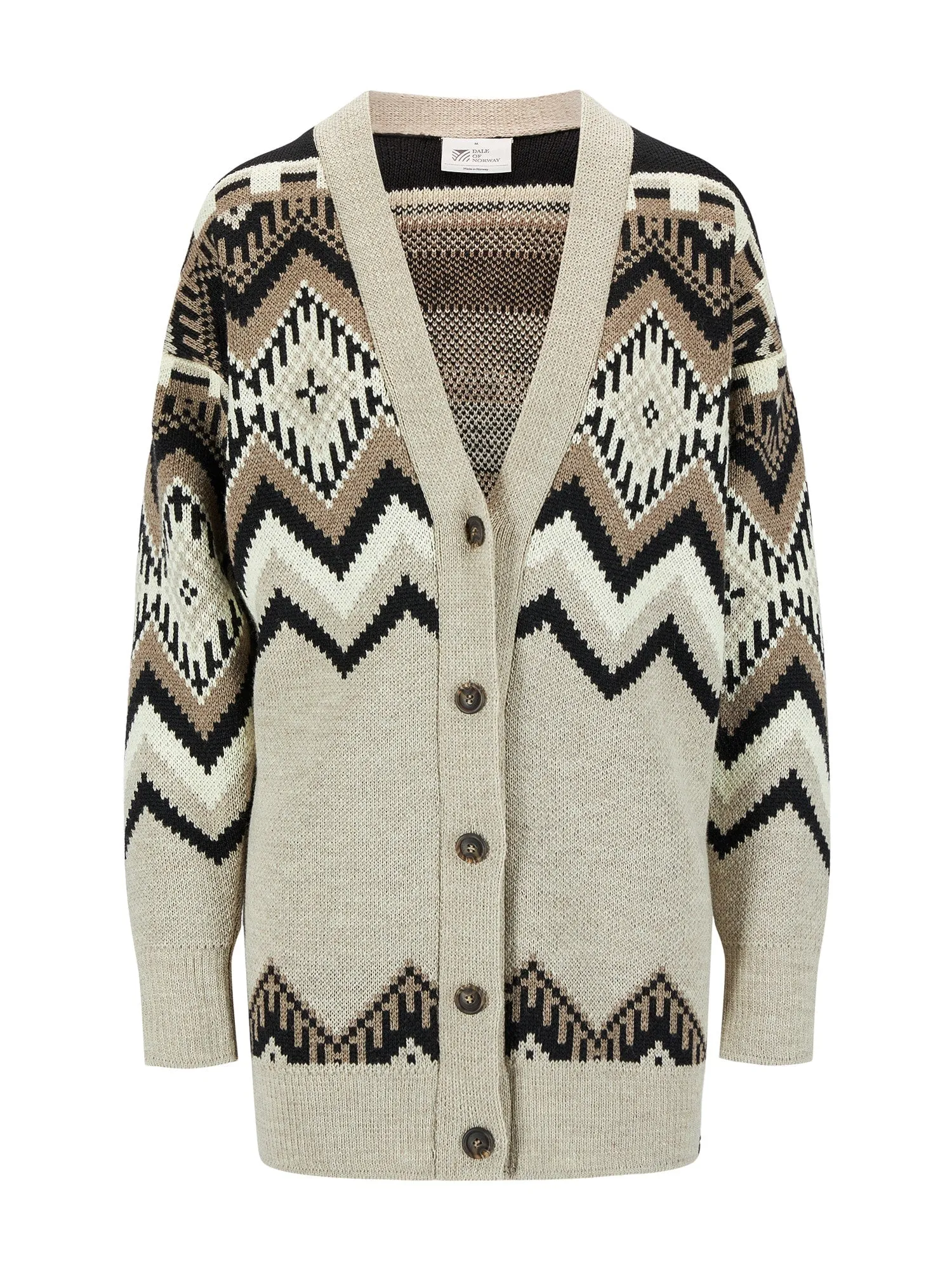 Dale of Norway | Skala Cardigan | Women's | Sand/Black/Off White