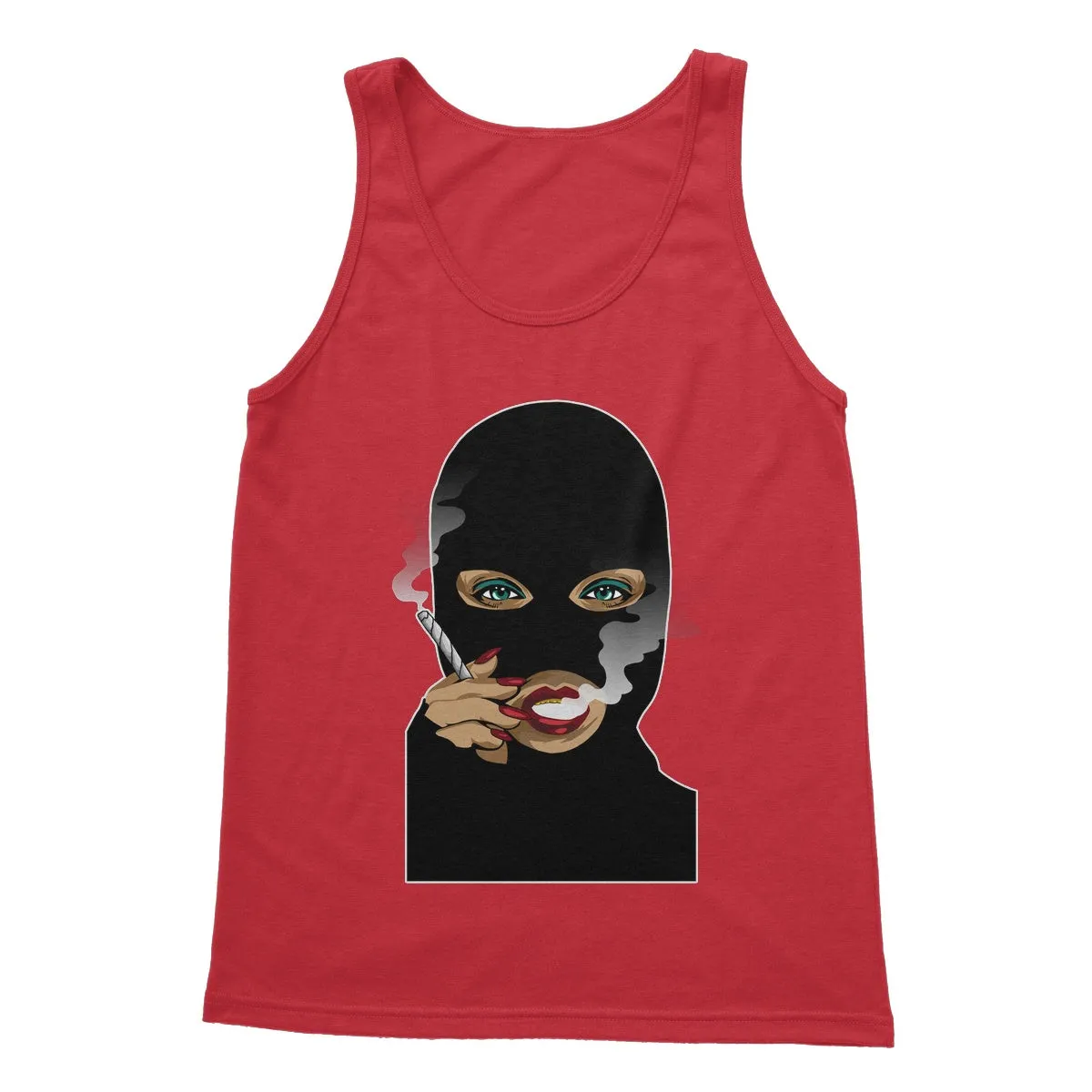 DONT KILL MY VIBE MASKED  Softstyle Tank Top