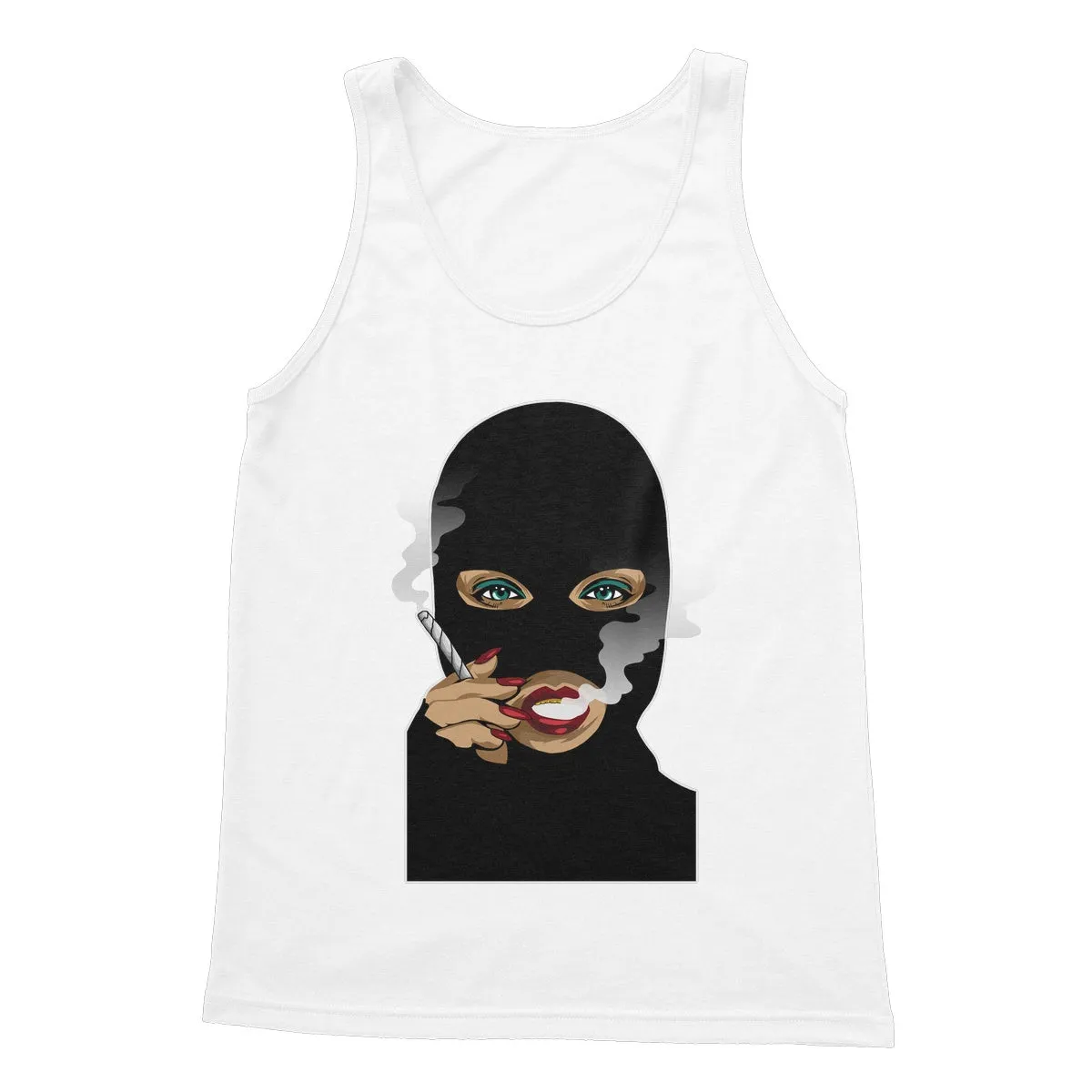 DONT KILL MY VIBE MASKED  Softstyle Tank Top