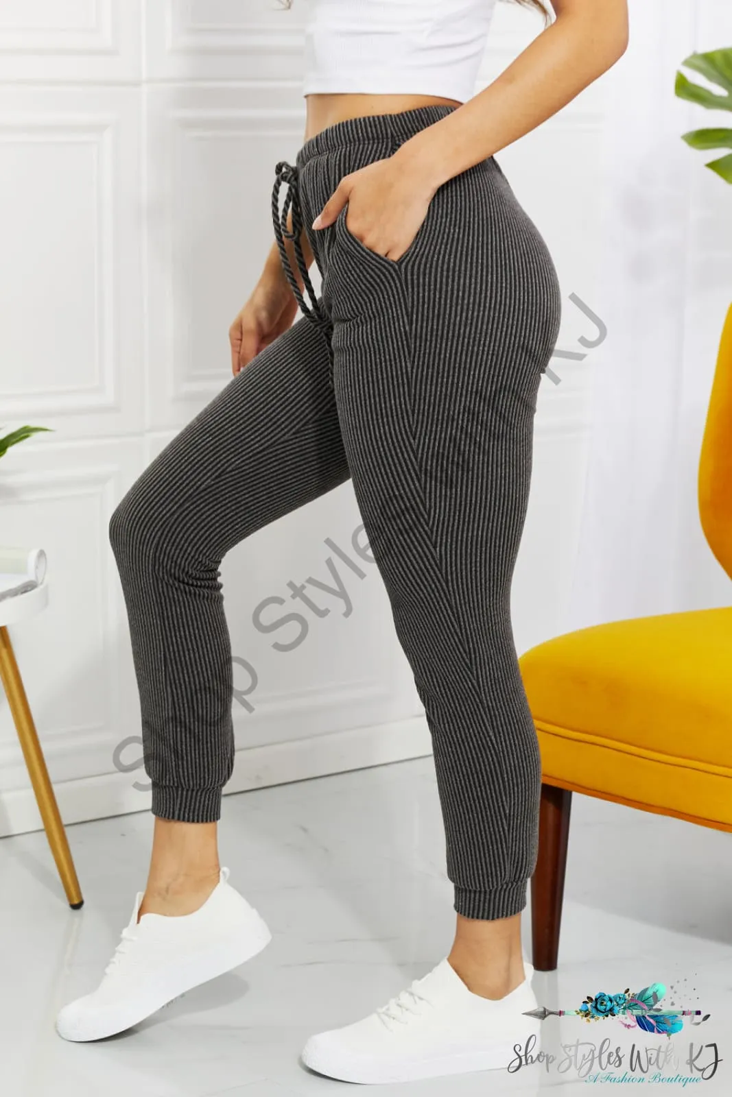 Easy Living Ribbed Joggers