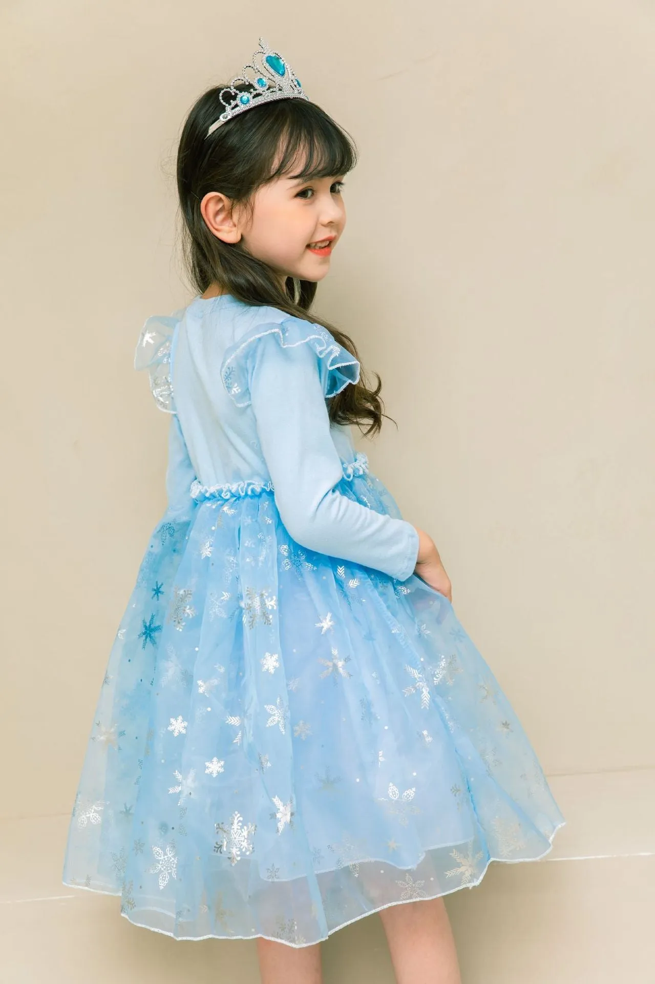 Fancydresswale princess Elsa frozen costume for Girls