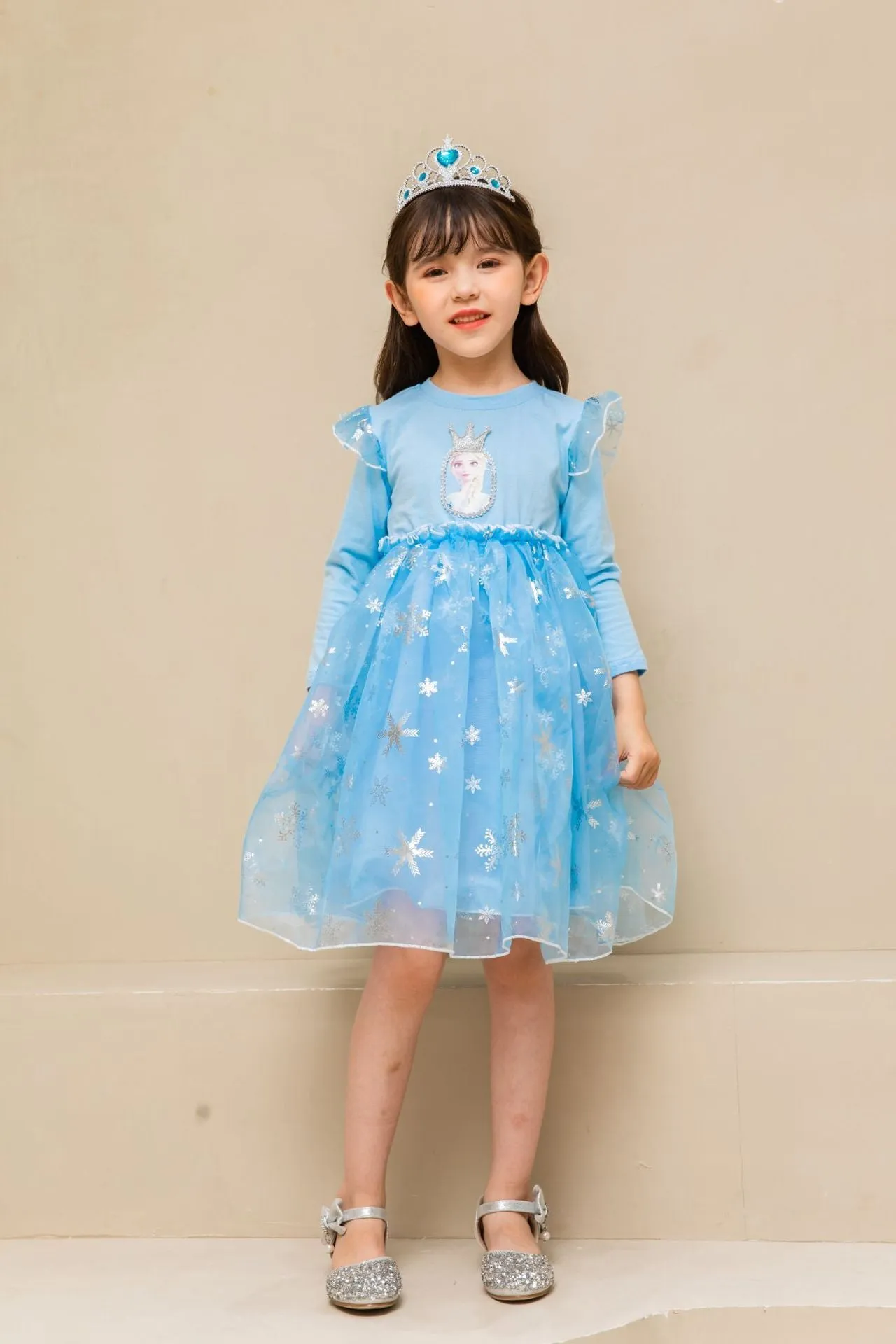 Fancydresswale princess Elsa frozen costume for Girls