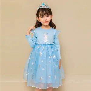 Fancydresswale princess Elsa frozen costume for Girls