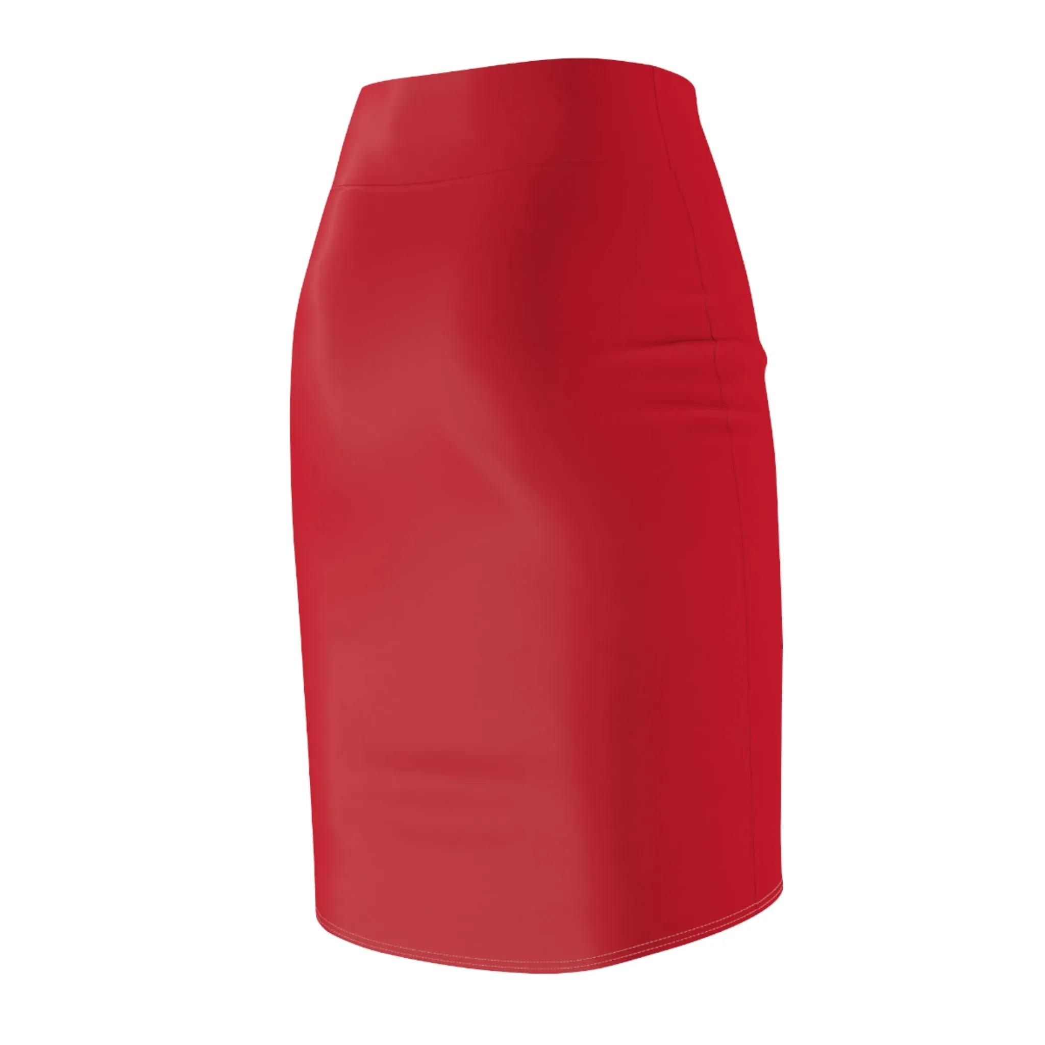 Festive Women's Pencil Skirt - "Just Waiting for Christmas"