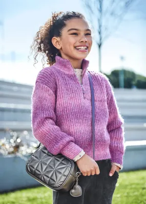 Girls Mock Turtleneck Sweater