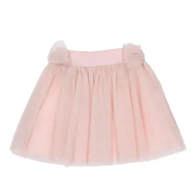 Girls Pale Pink Tulle Sparkle Skirt