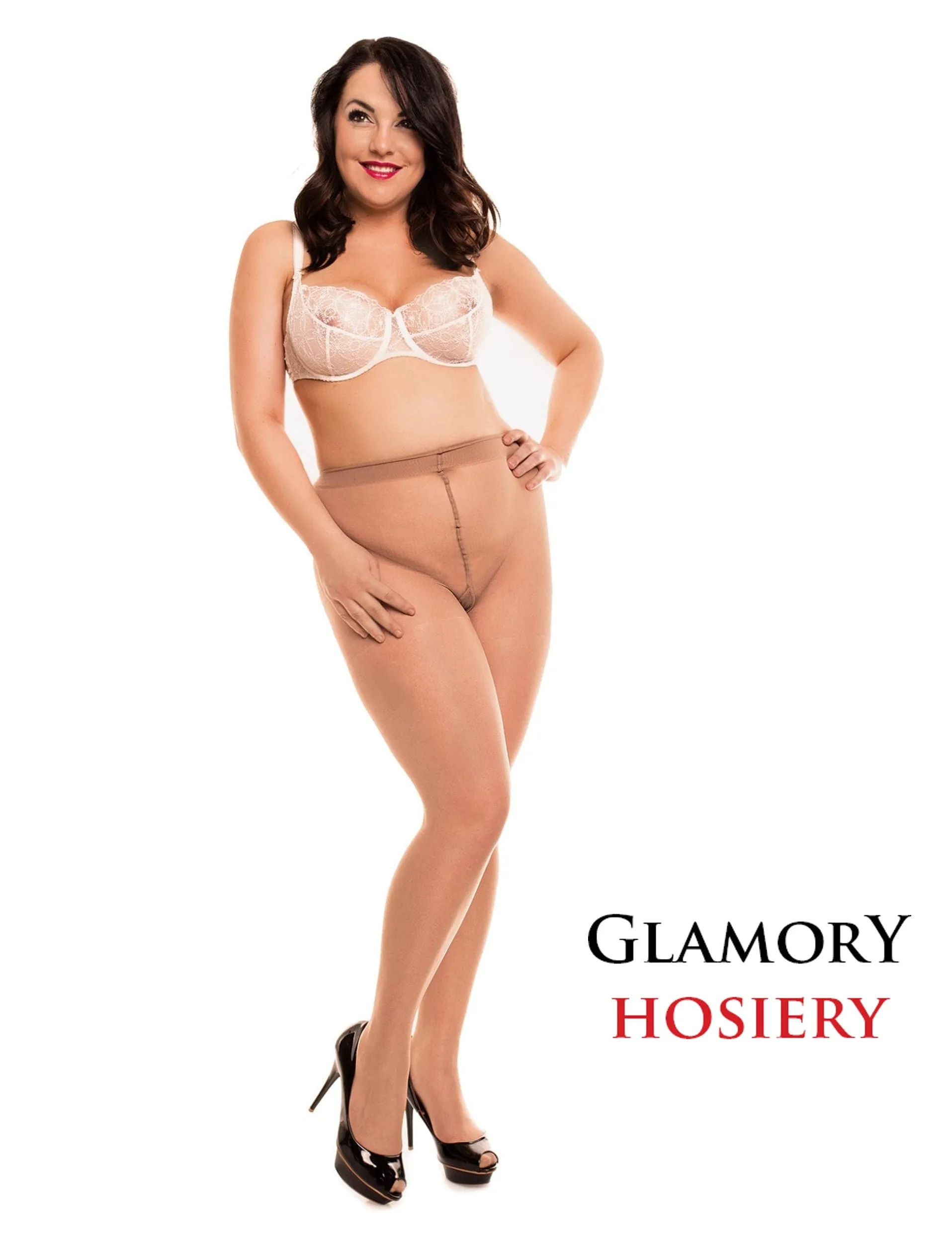 Glamory Curvy Plus Size Satin 20 Tight 50122