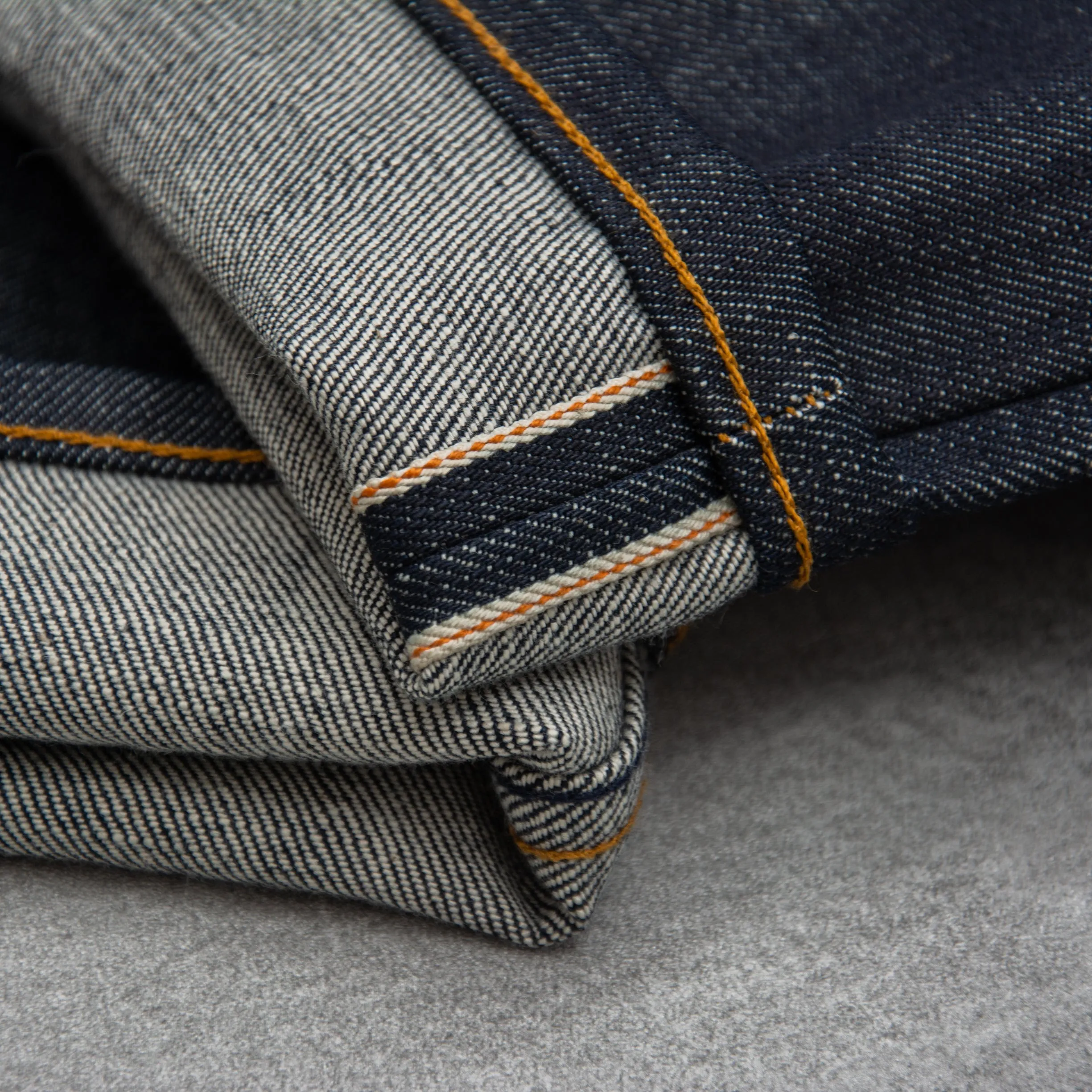 Hawksmill Slim Tapered Isko Organic Selvedge - Indigo Dry