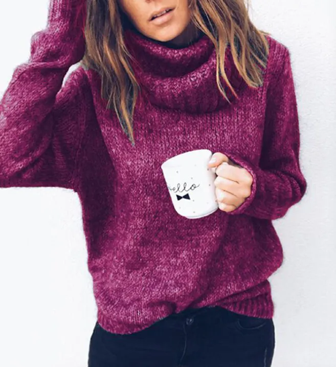 High Collar Sweater