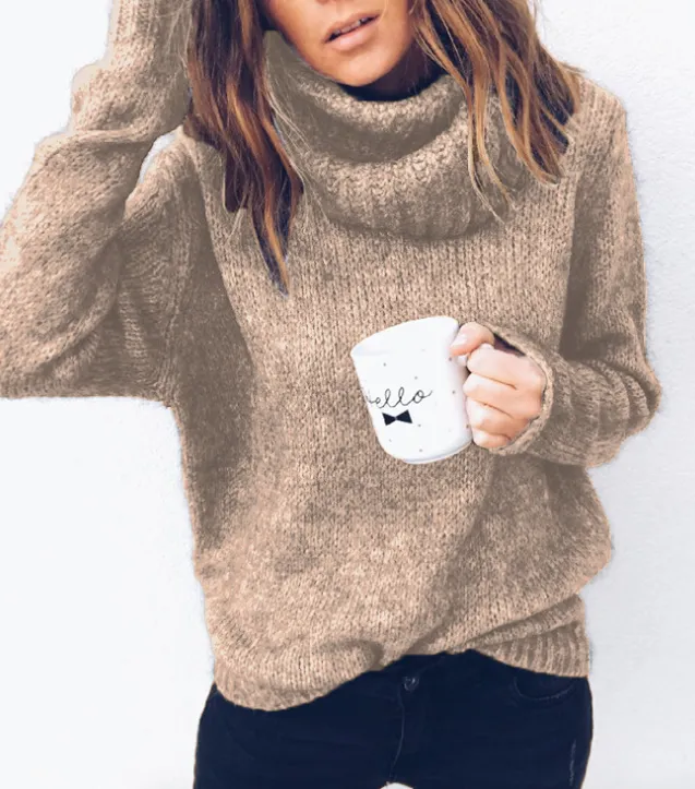 High Collar Sweater