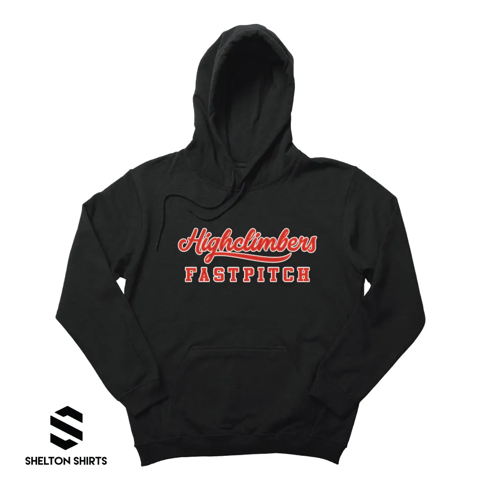 Highclimbers Fastpitch Hoodie, Crewneck or T-shirt