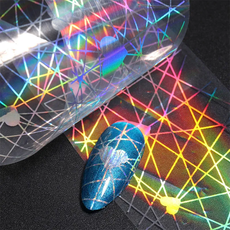 Holographic Laser Nail Foil 10pcs