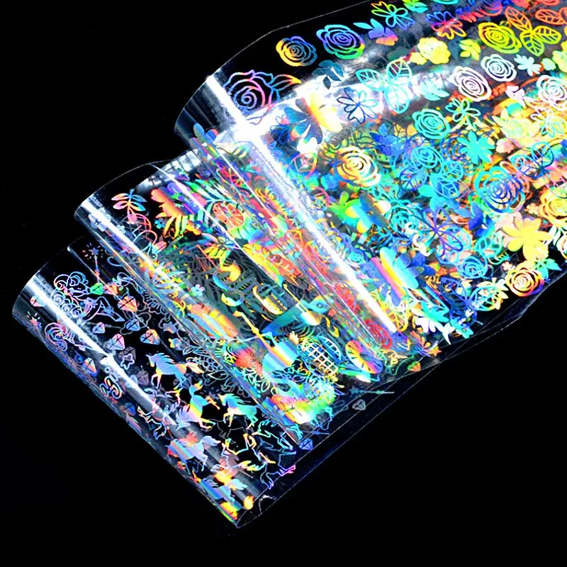 Holographic Laser Nail Foil 8pcs