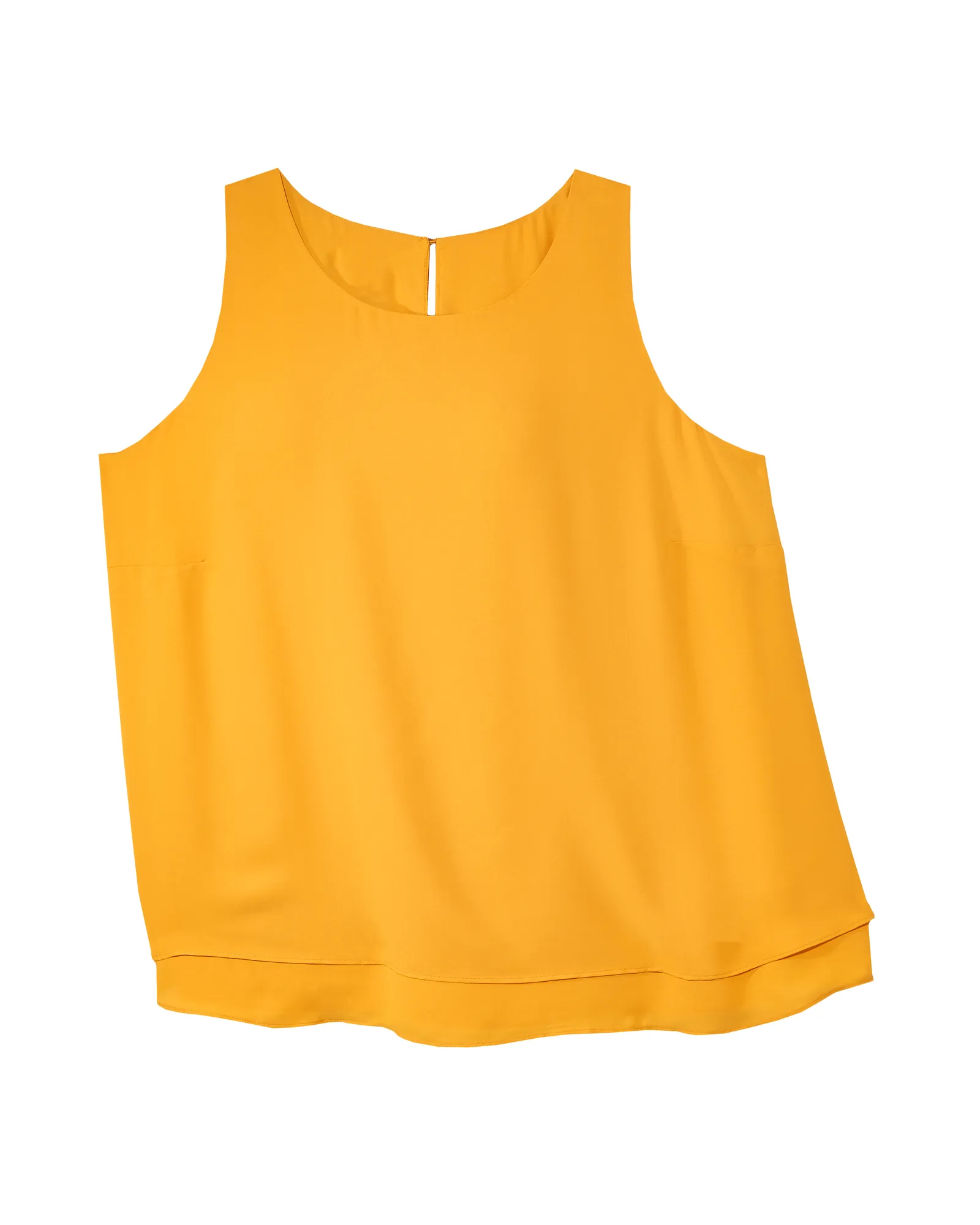 Jamie Double Layer Sleeveless Blouse | Yellow