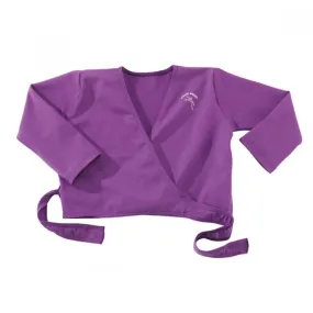 Junior Ballet Purple Wrapover Cardigan