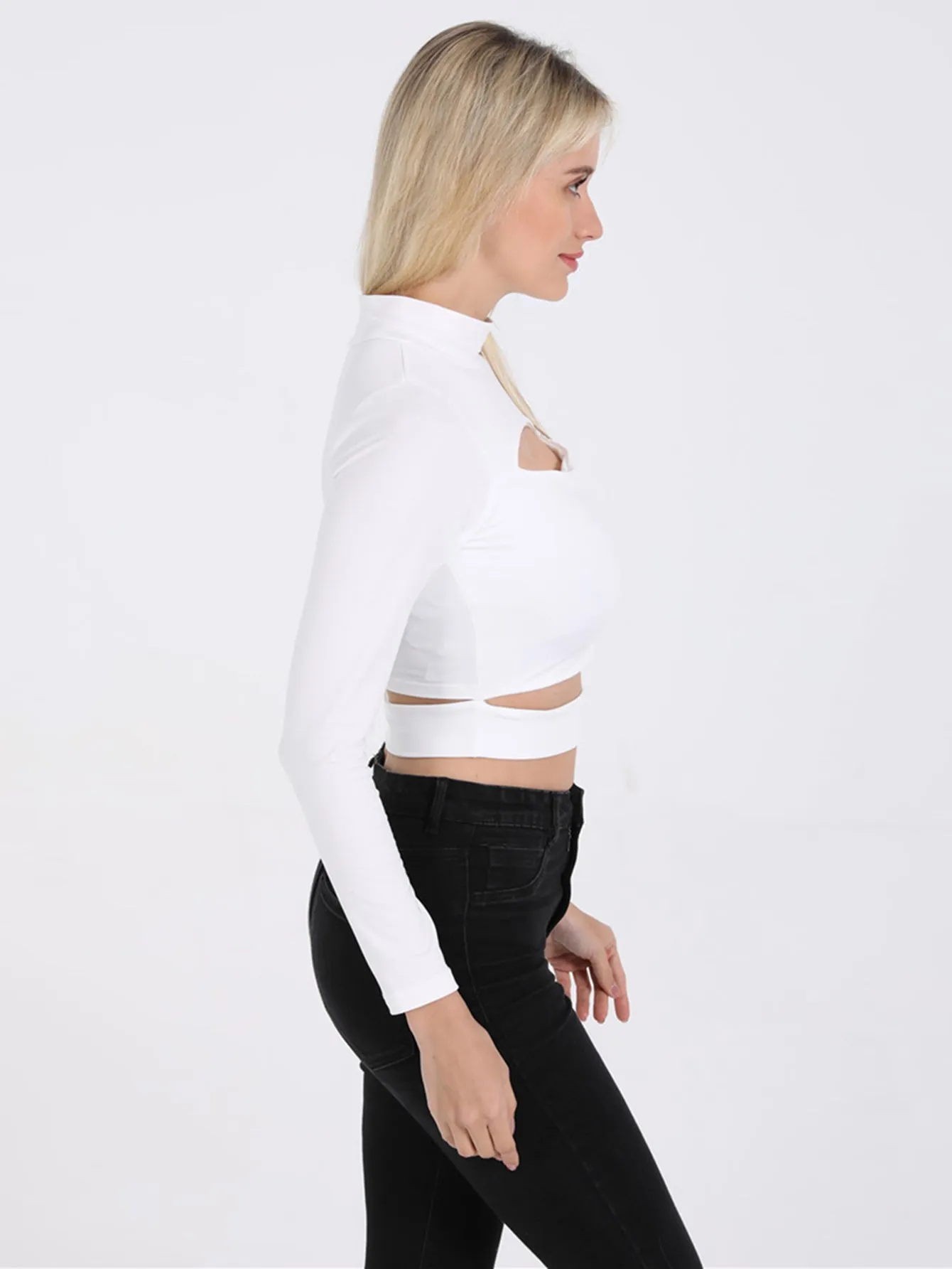 KittenAlarm - Cut Out Crop Tee