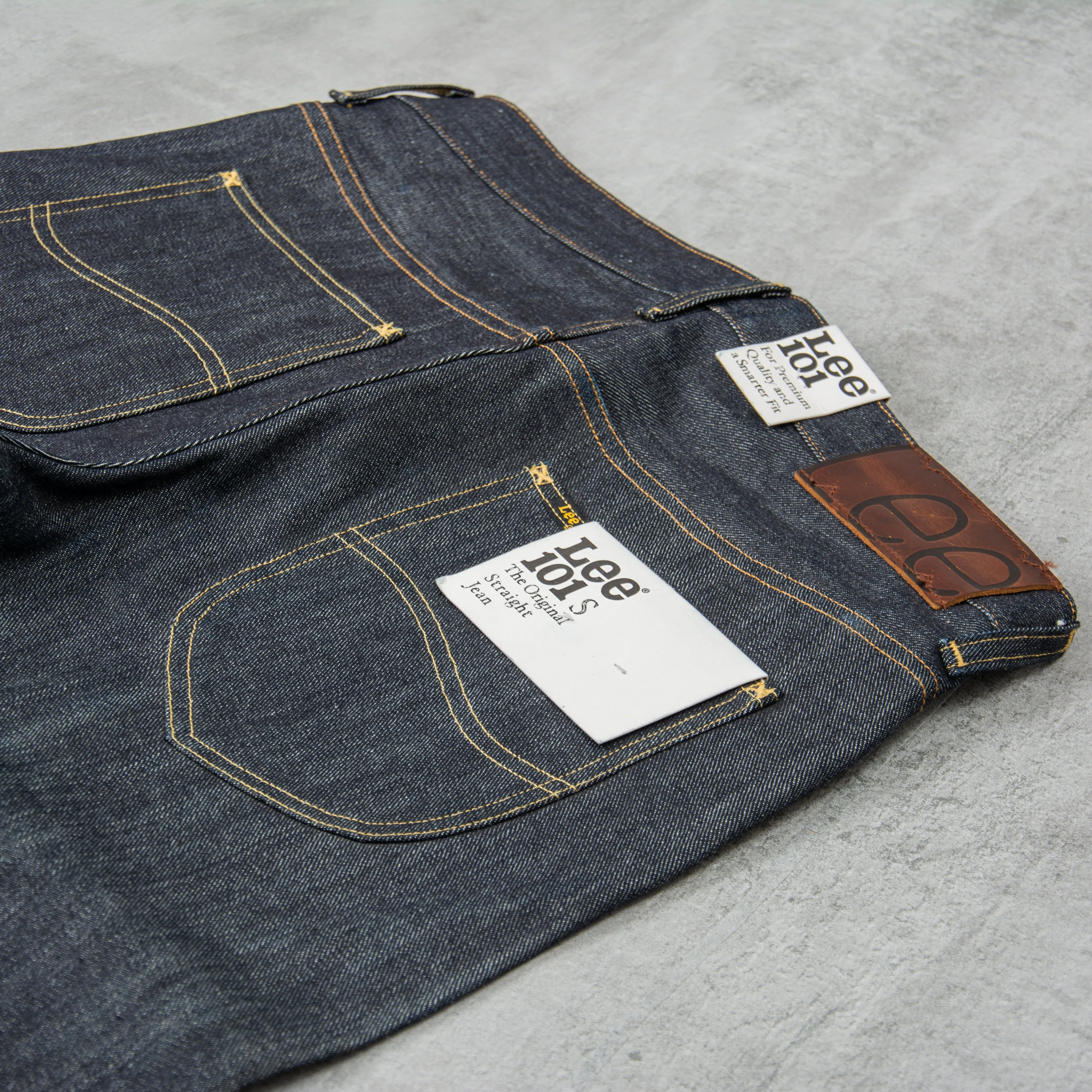 Lee 101 S KA Jeans - Dry Blue Selvage