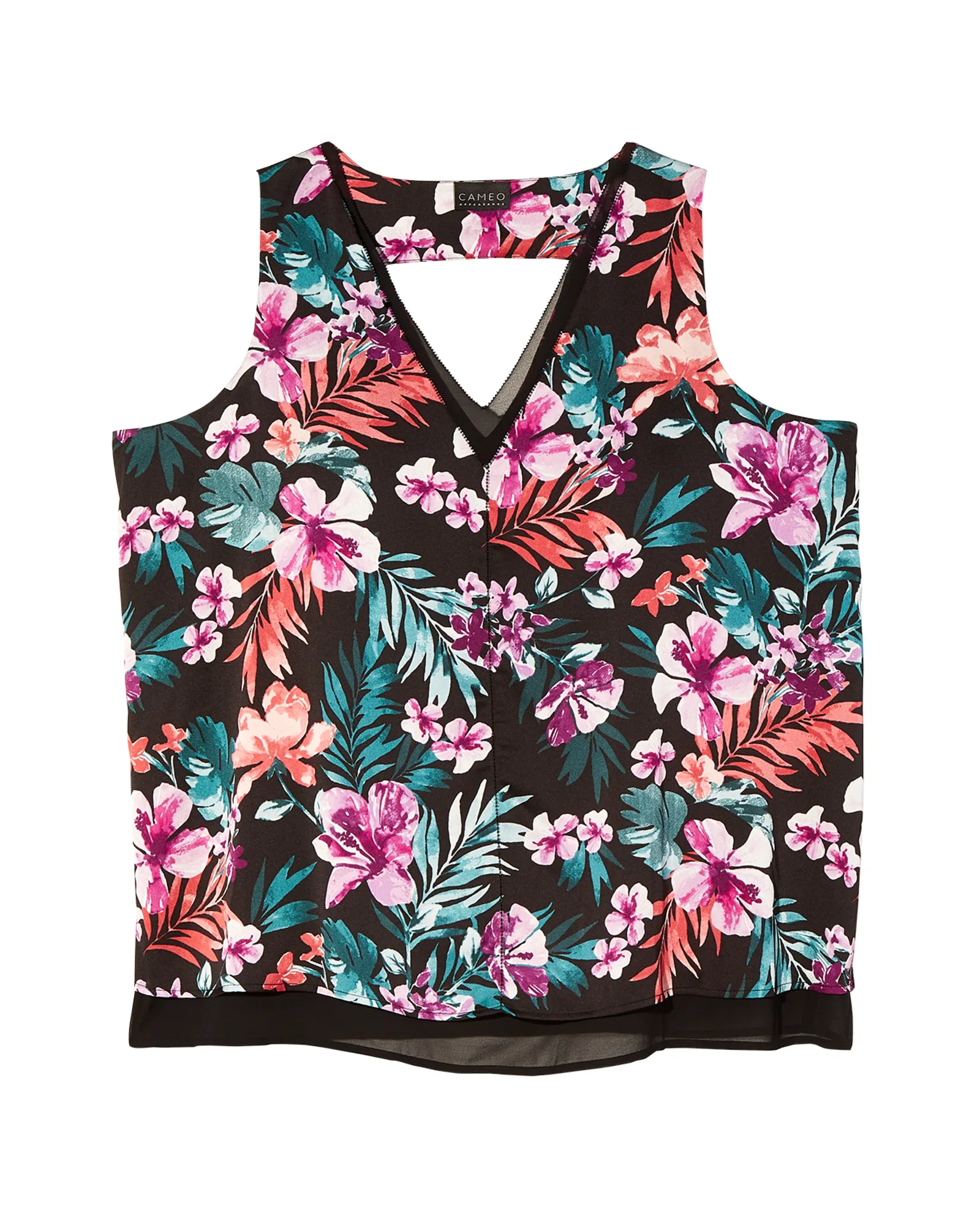 Liv Tank | Black / Magenta