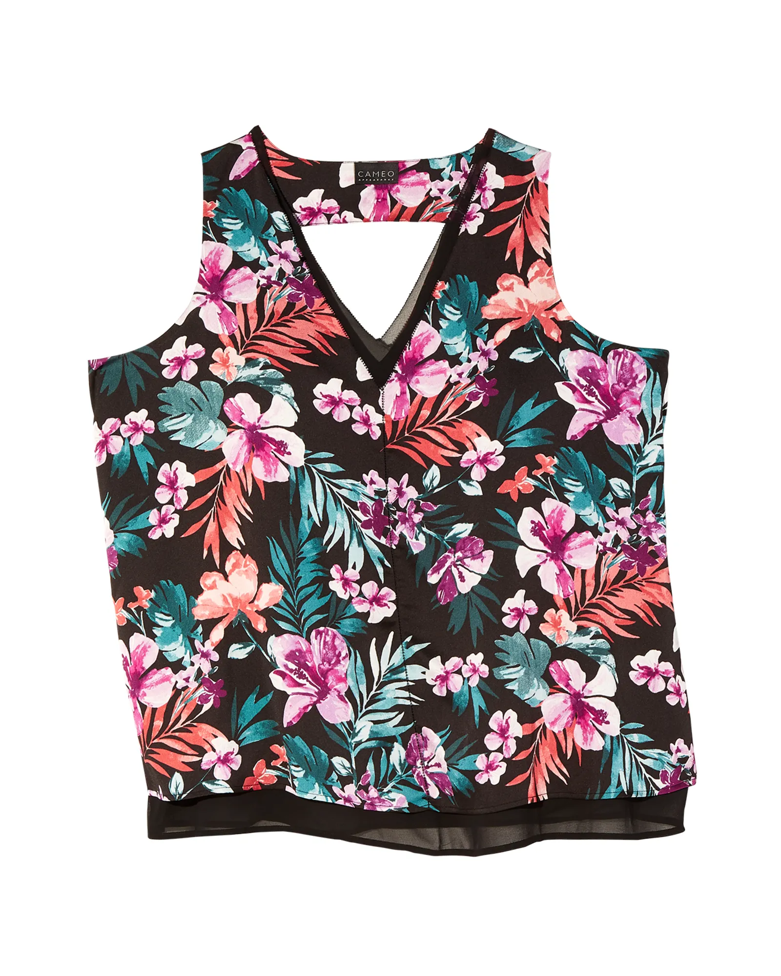 Liv Tank | Black / Magenta